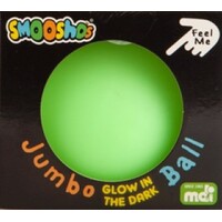Green - Jumbo Smooshos Glow-in-the-Dark Ball