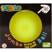 Yellow - Jumbo Smooshos Glow-in-the-Dark Ball