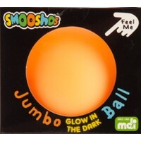Orange - Jumbo Smooshos Glow-in-the-Dark Ball