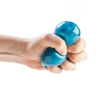 Blue - Squishy Glitter Ball