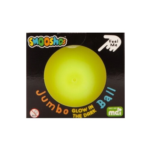 Yellow - Jumbo Smooshos Glow-in-the-Dark Ball