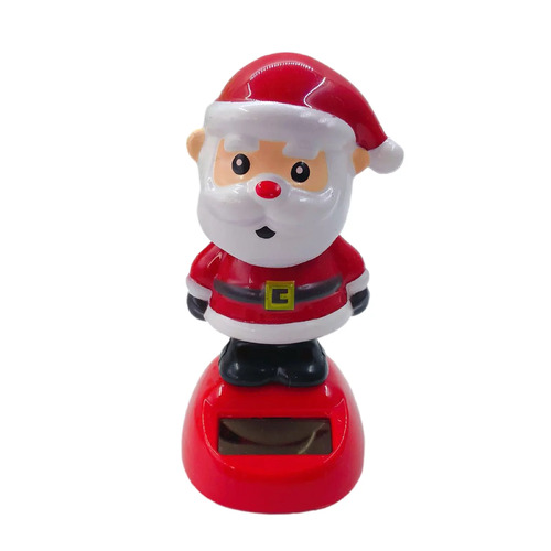 Solar Dancing Car Dashboard Grooving Santa